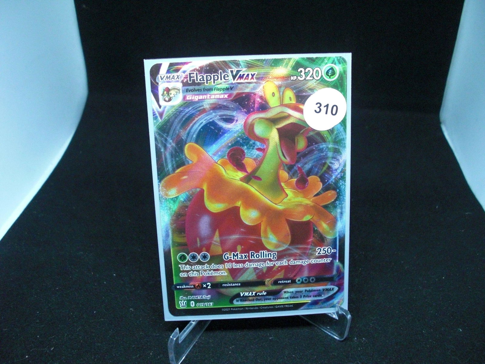 flapple vmax pokemon card (1 of 1)