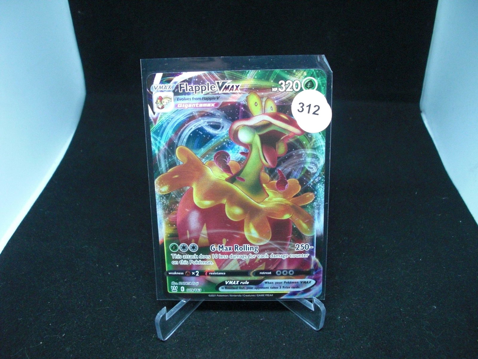 flapple vmax pokemon card (1 of 1)