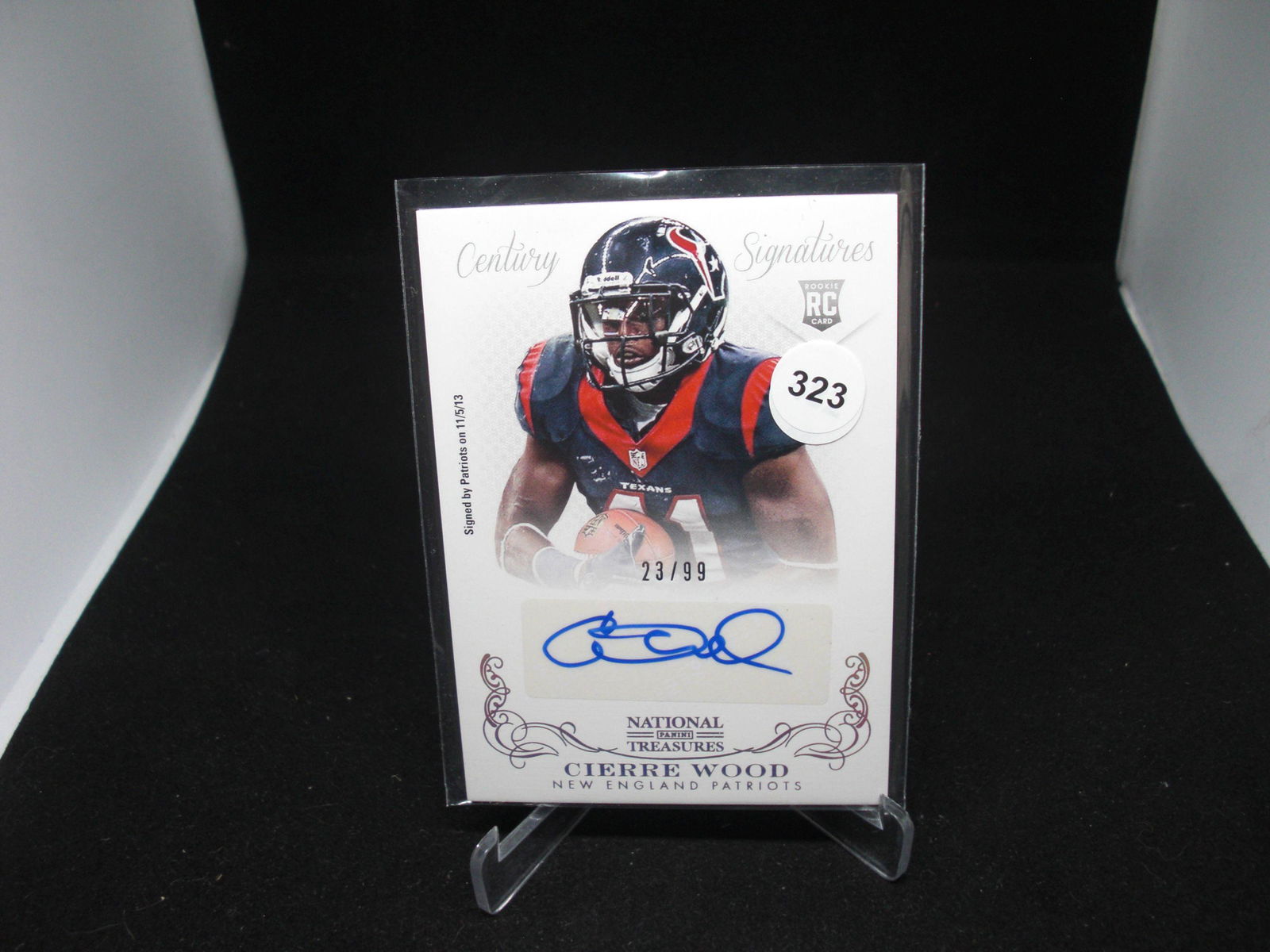 cierre wood rookie auto 23/99 (1 of 1)