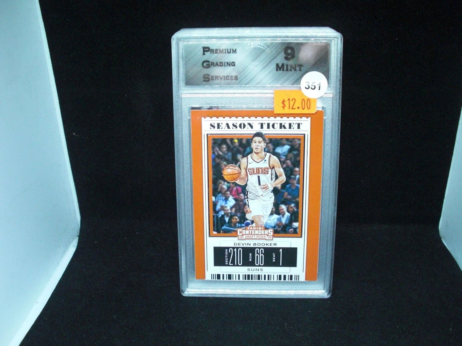 PGS graded 9 Devin Booker season ticket (1 of 1)