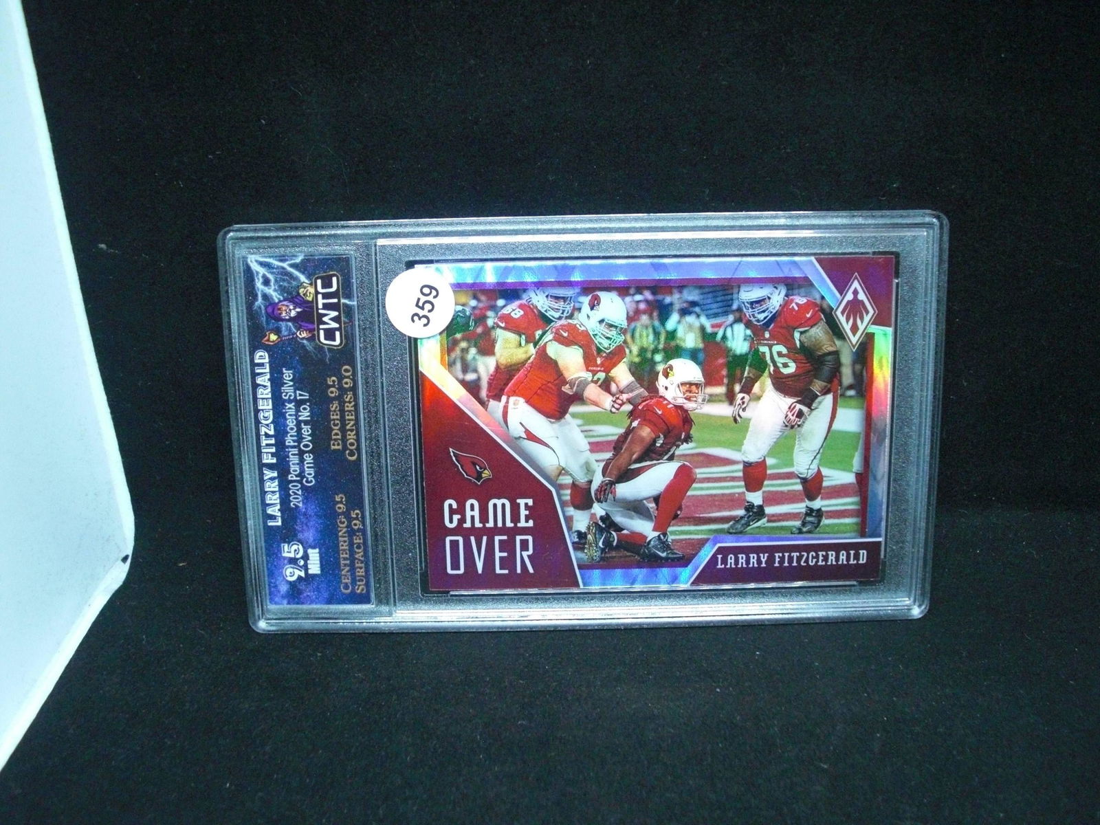 cwtc graded 9.5 Larry Fitzgerald game over (1 of 1)