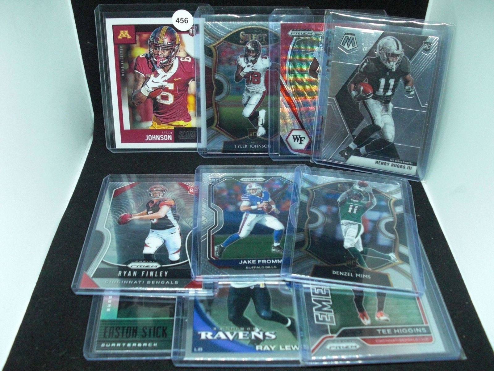Lot of five football cards (1 of 1)