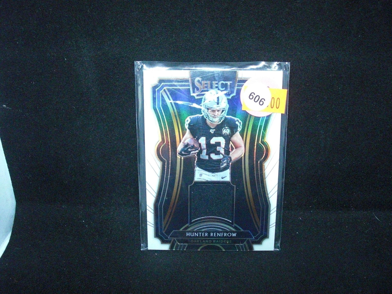 Hunter renfrow white prizm jersey card 11/75 (1 of 1)