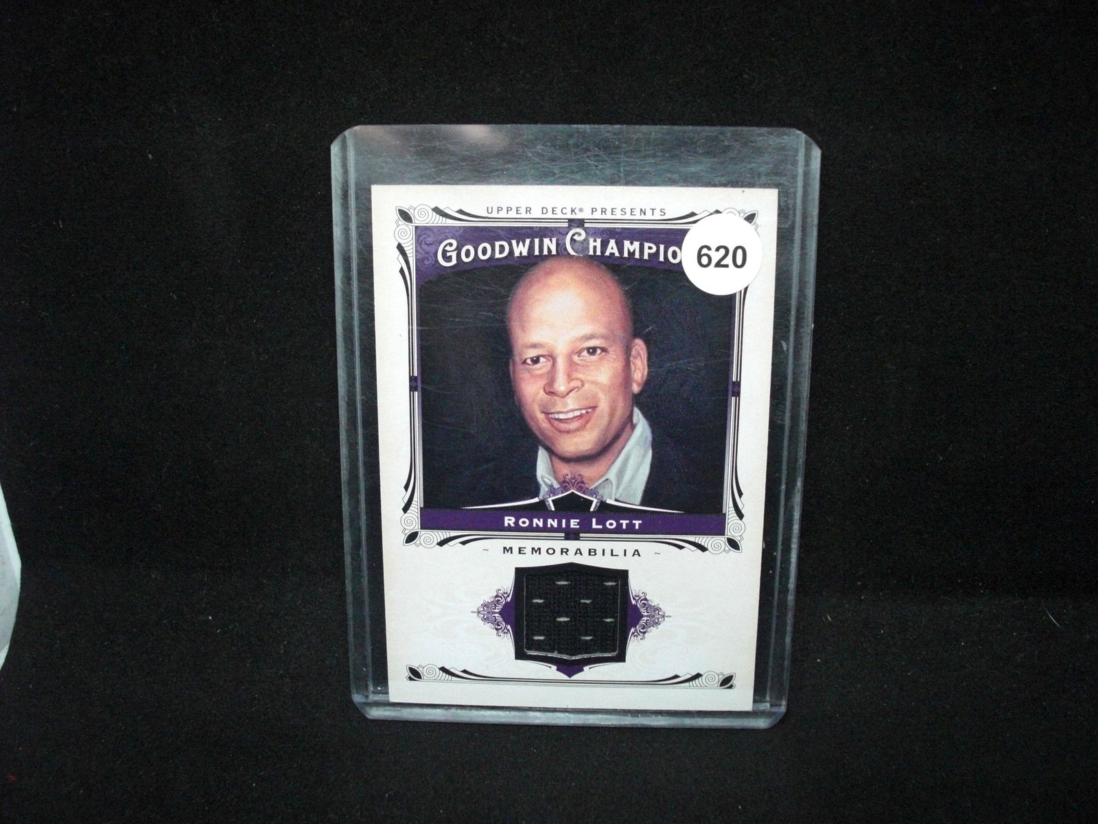 ronnie lott Goodwin champions memorabilia card (1 of 1)