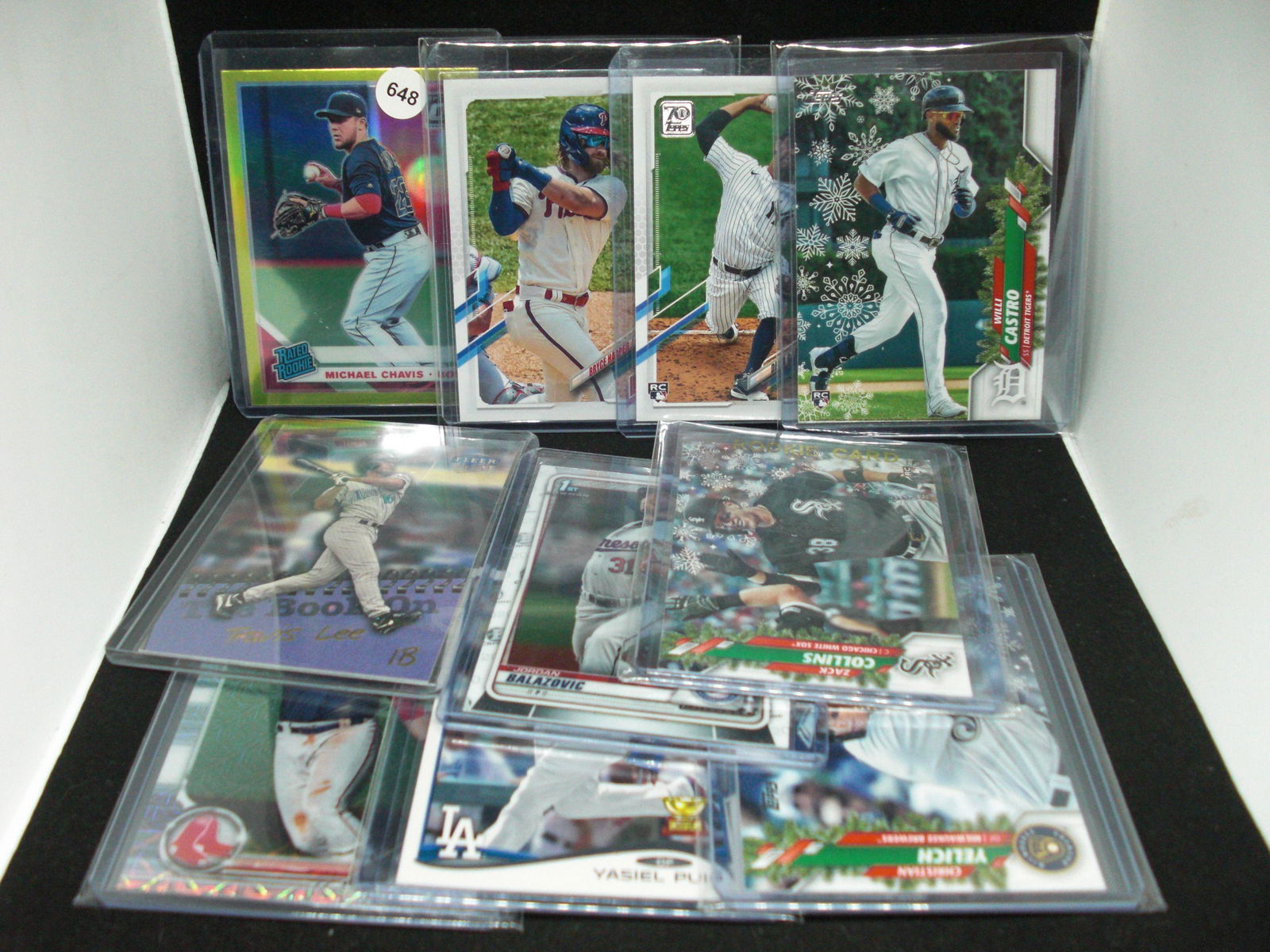 Lot of 10 baseball cards (1 of 1)