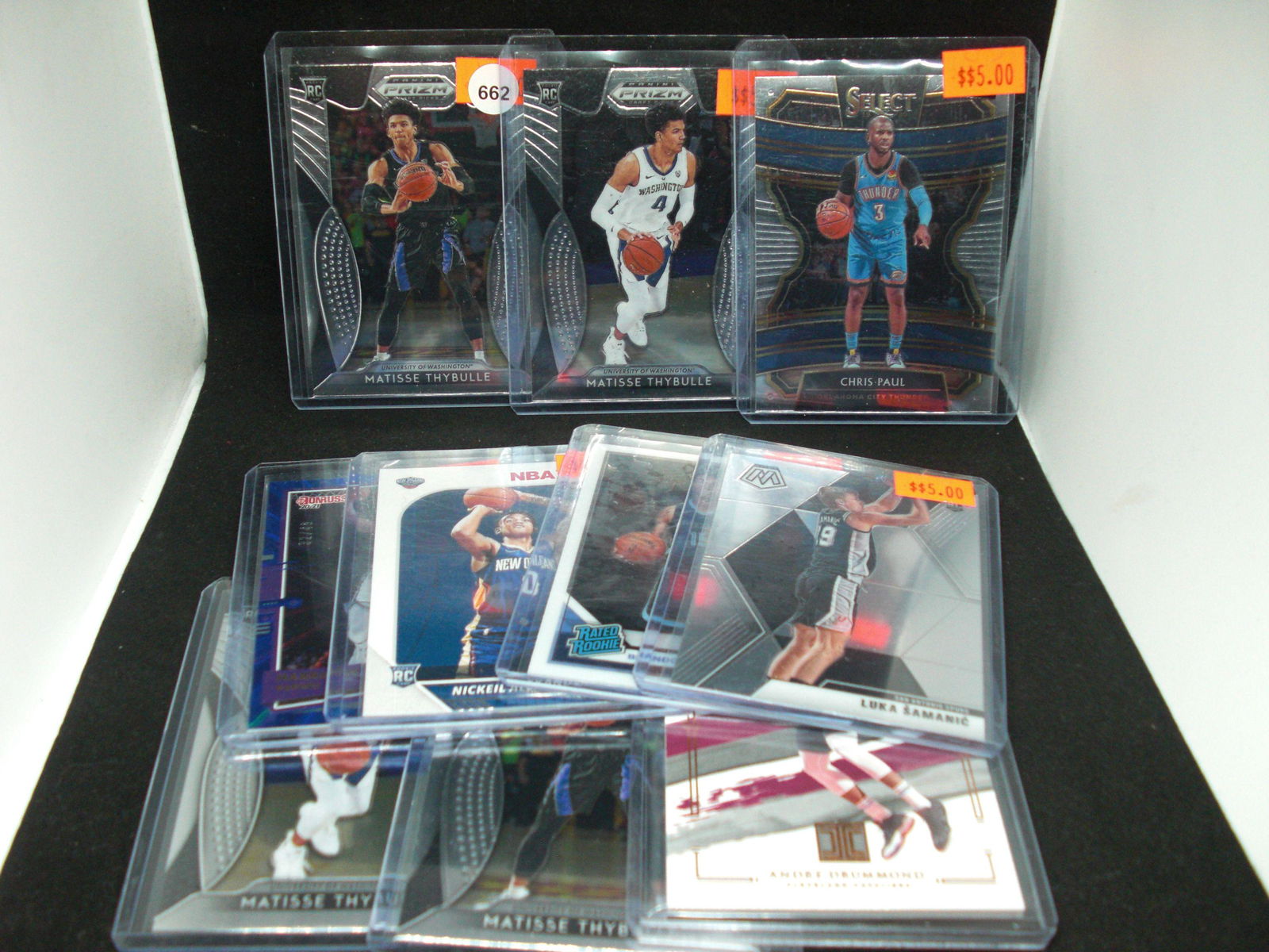 Lot of 10 basketball cards (1 of 1)