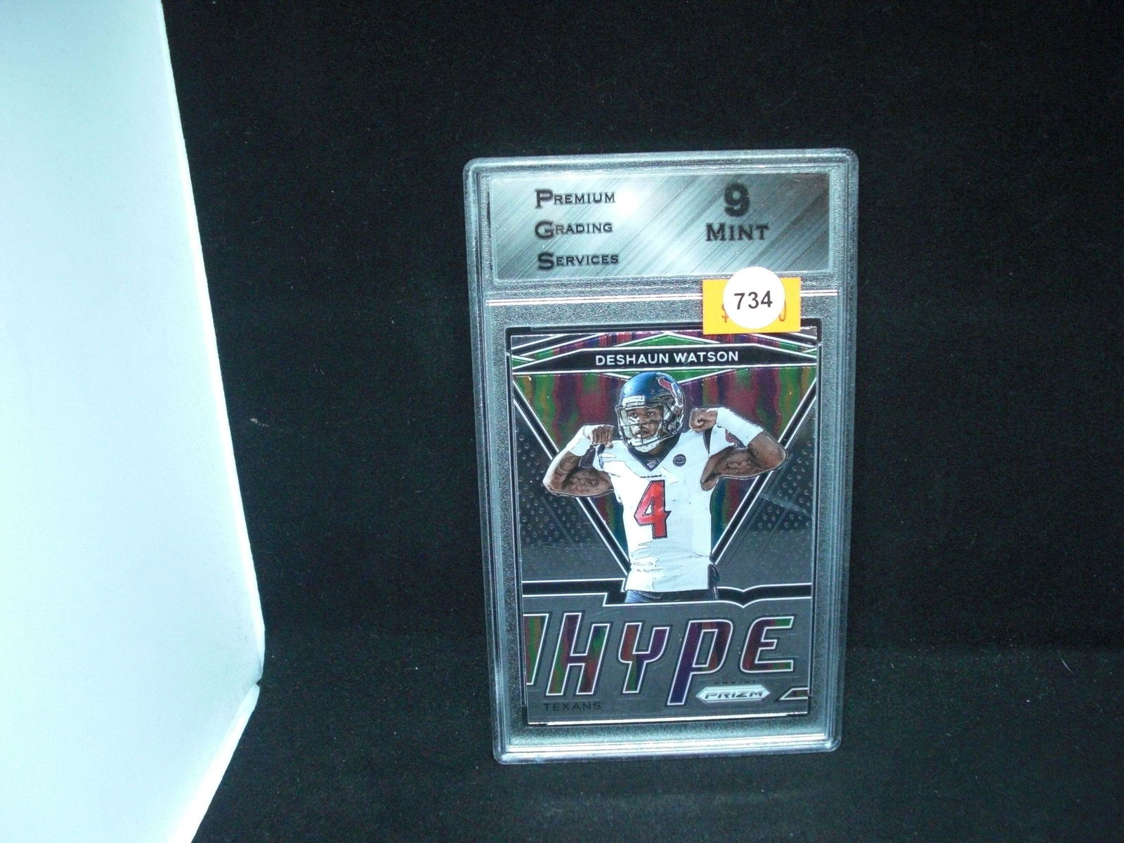 pgs graded 9 mint deshaun watson rookie (1 of 1)