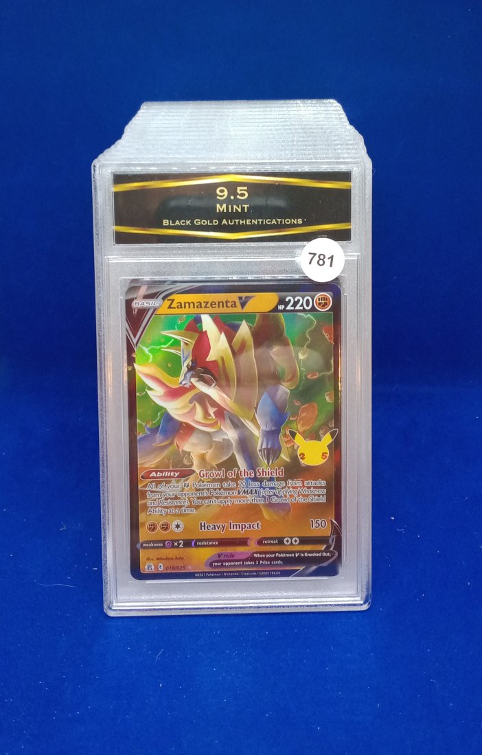 BGA 9.5 graded zamazenta v pokemon card: BGA 9.5 graded zamazenta v pokemon card