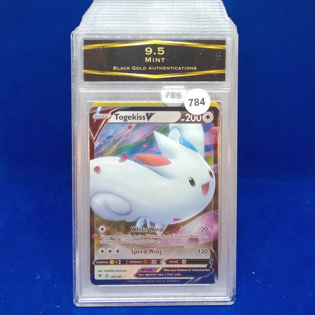 BGA 9.5 graded togekiss v pokemon card: BGA 9.5 graded togekiss v pokemon card