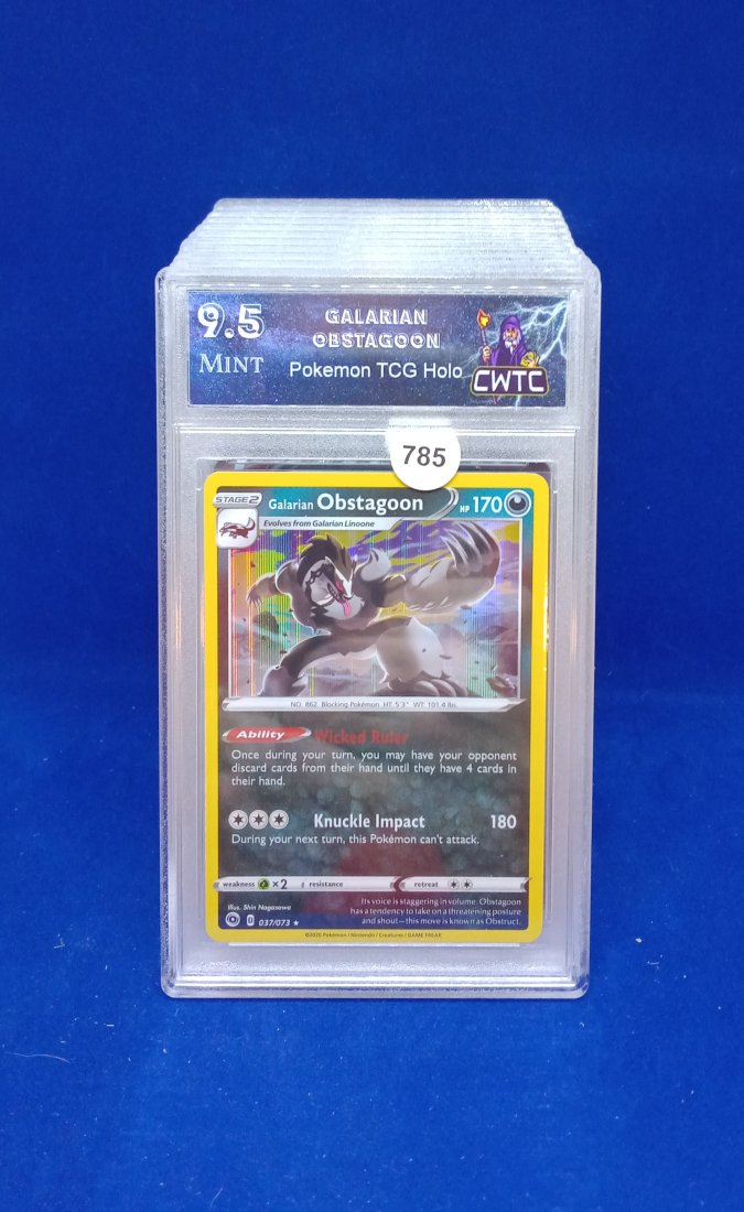 CWTC 9.5 obstagoon holo pokemon (1 of 1)