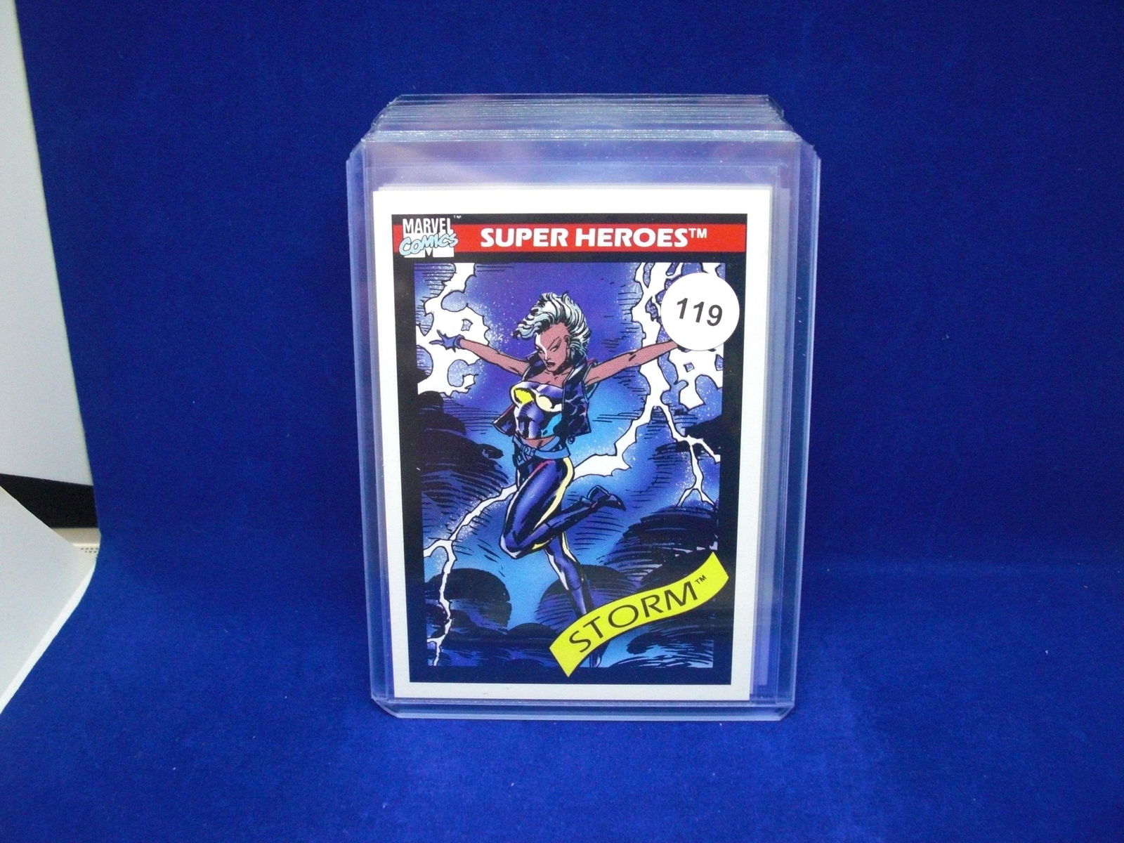 1990 Marvel Comics Storm card (1 of 1)