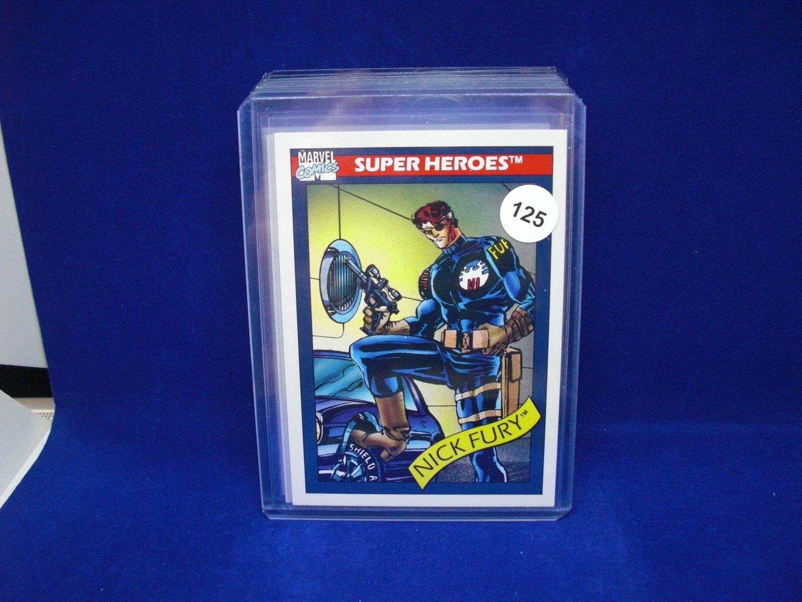 1990 Marvel Comics Nick fury card (1 of 1)
