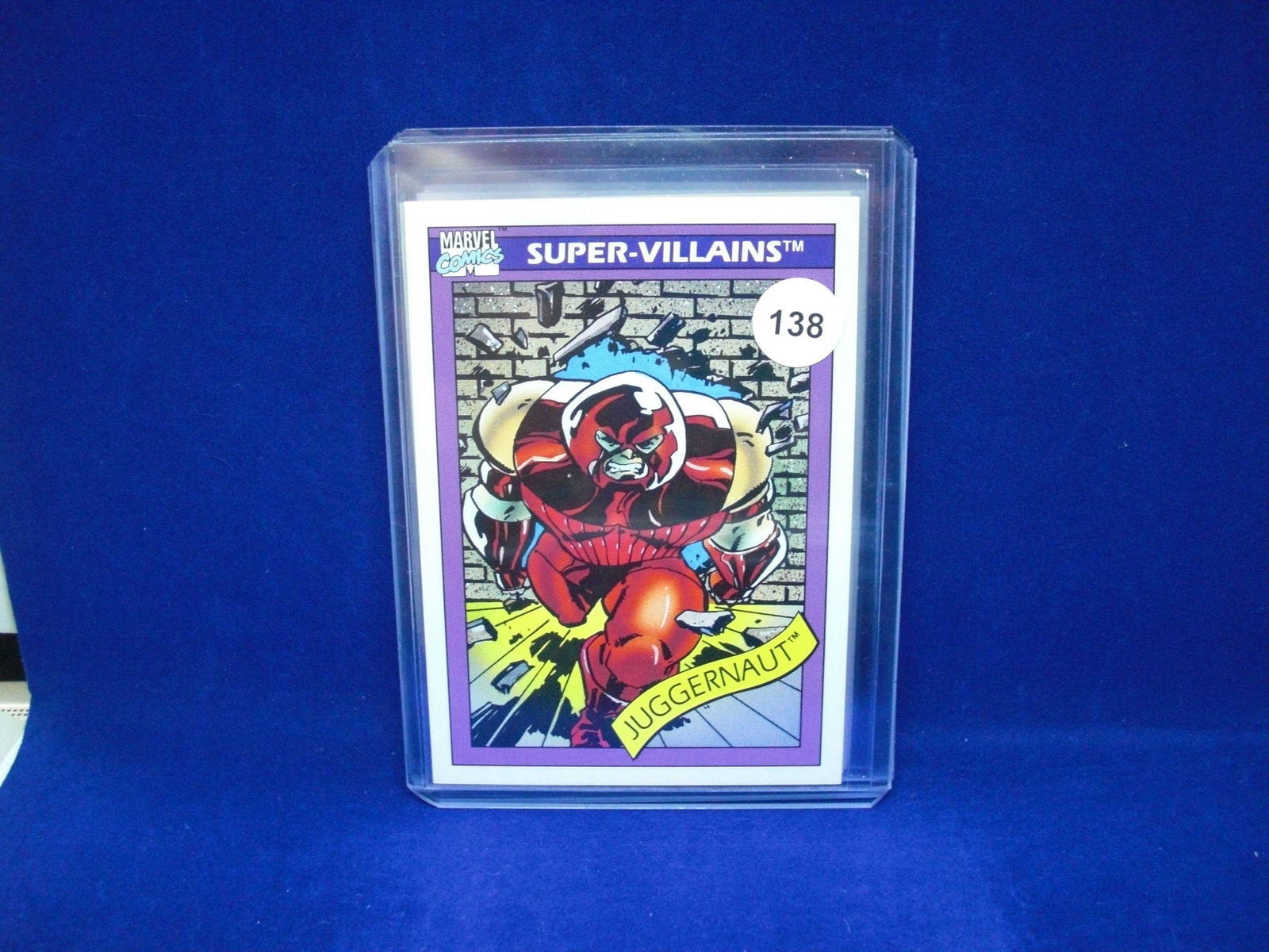 1990 Marvel Comics Juggernaut card (1 of 1)