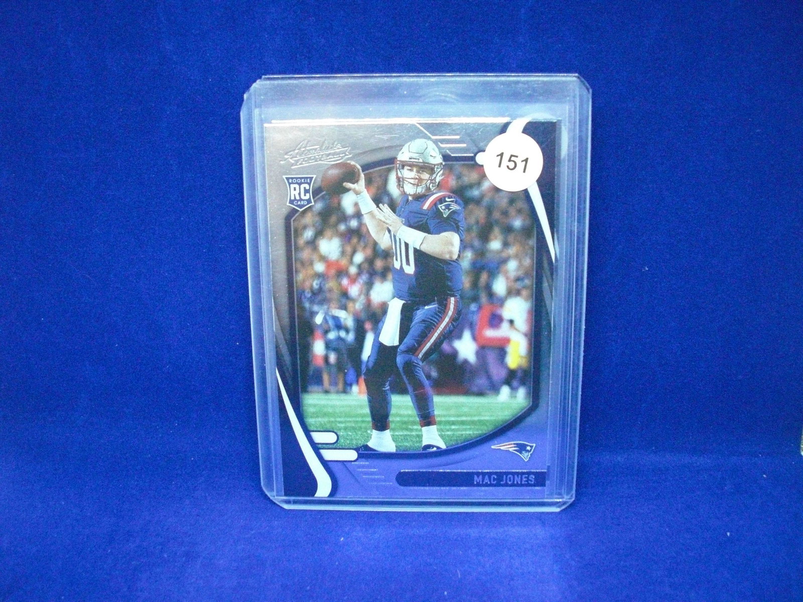 mac jones rookie card: in top loader