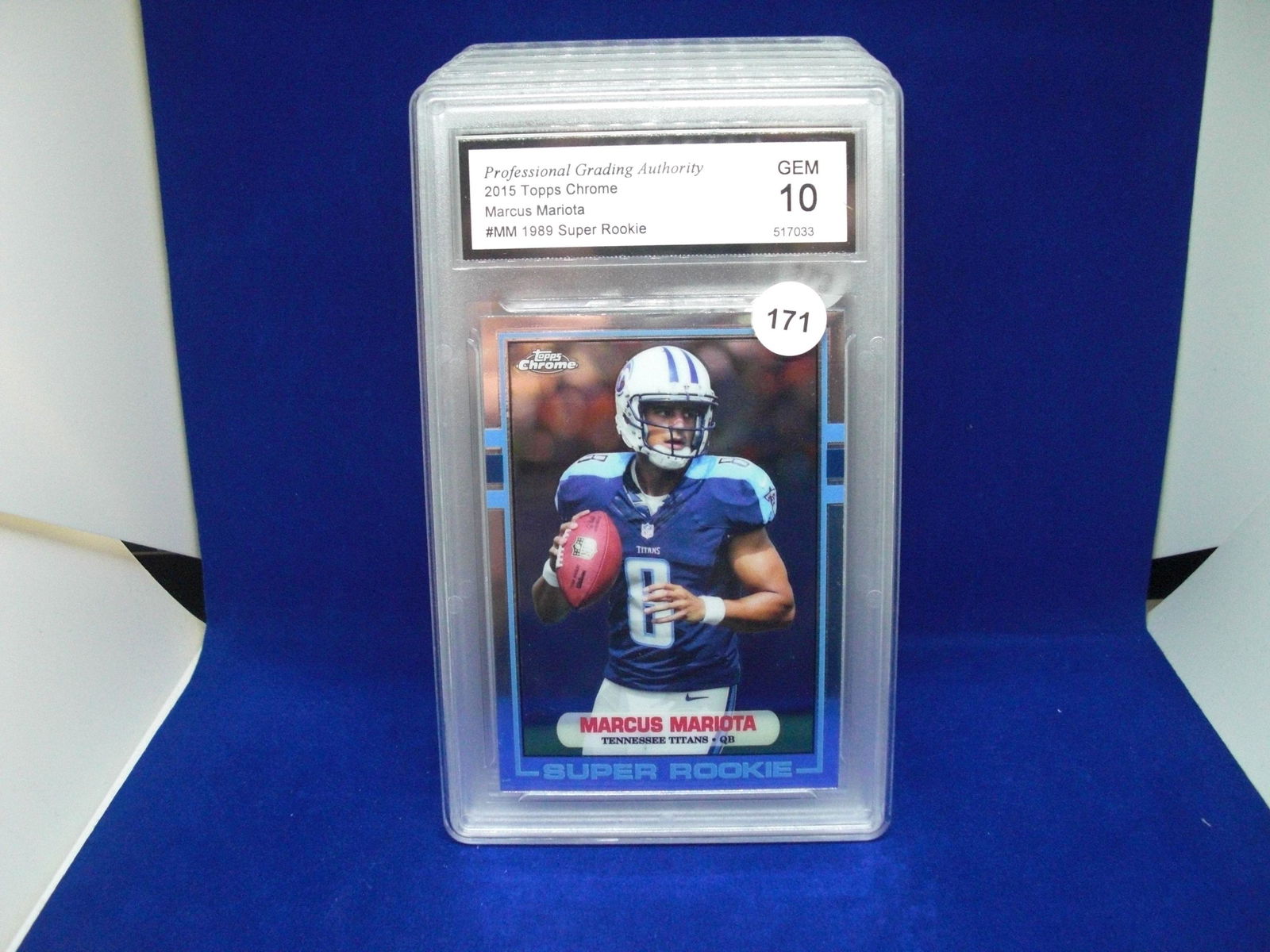 pga gem 10 marcus mariota rookie (1 of 1)