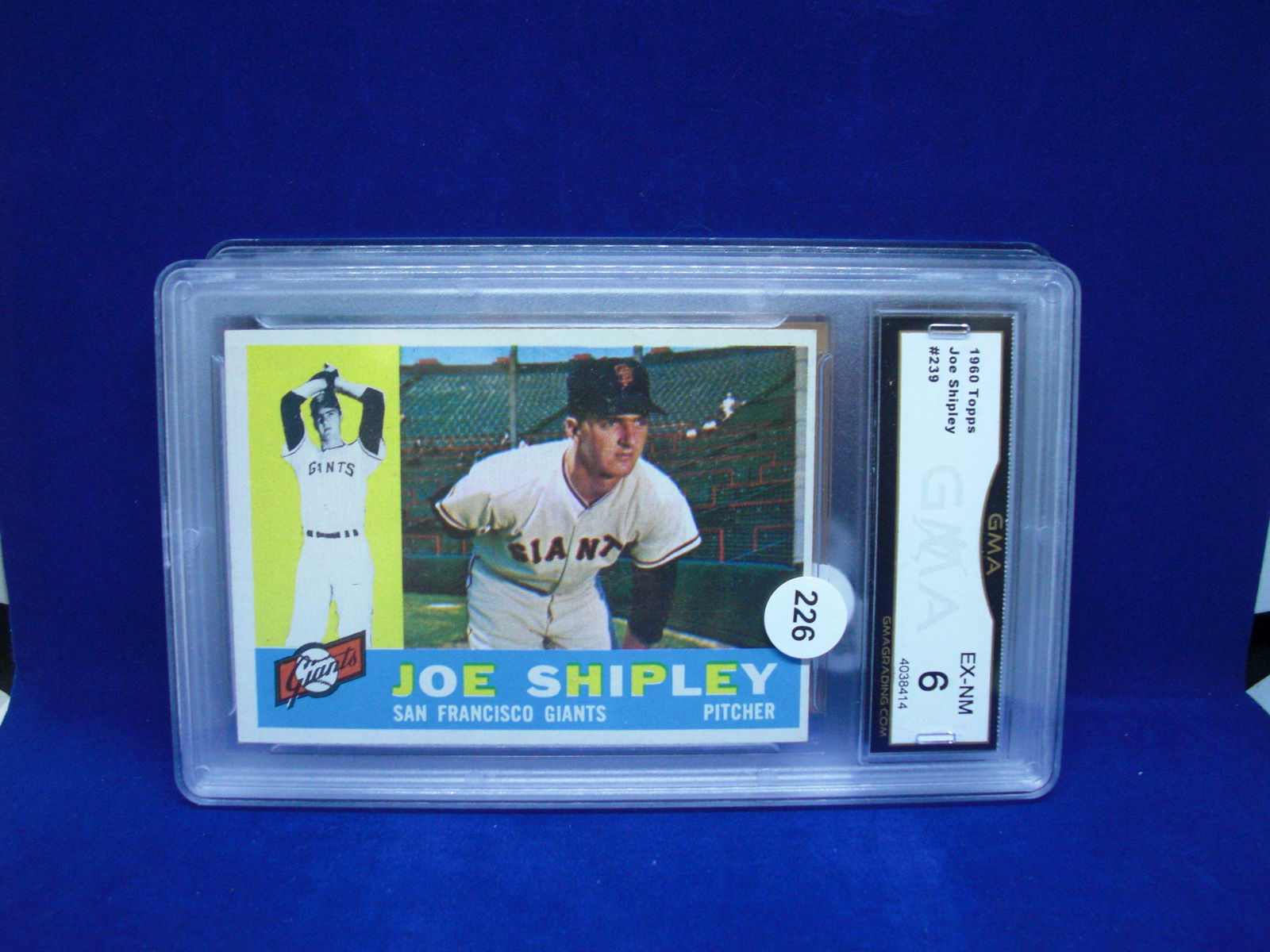GMA 6 Joe Shipley 1960 Topps (1 of 1)