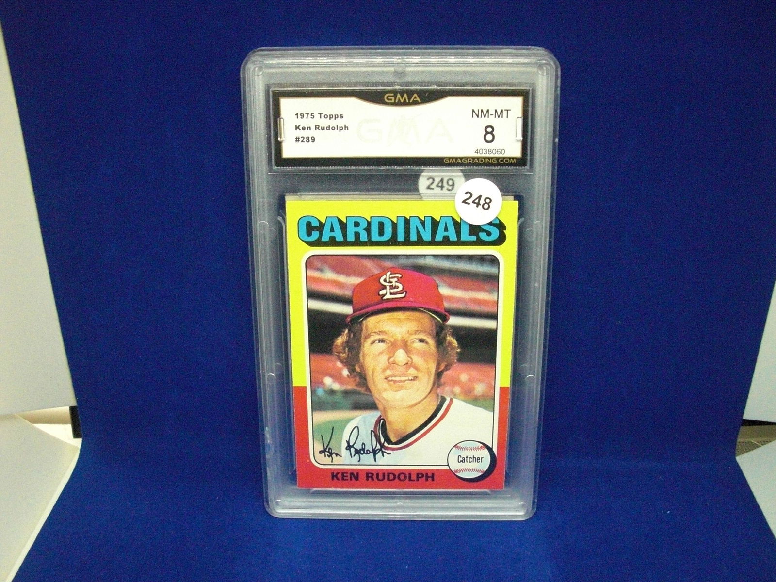 GMA 8 ken rudolph 1975 topps (1 of 1)