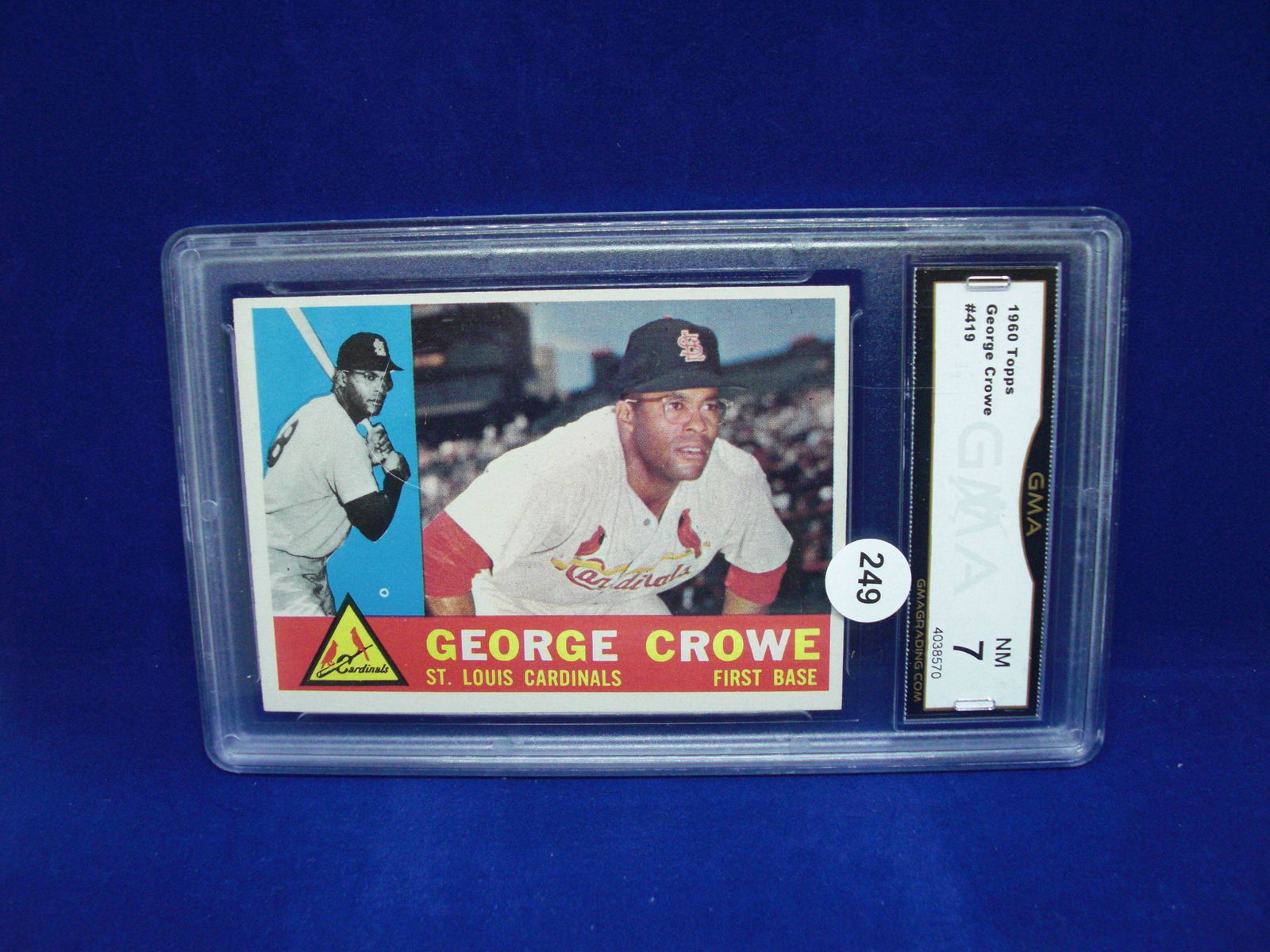 GMA 7 george crowe 1960 topps (1 of 1)