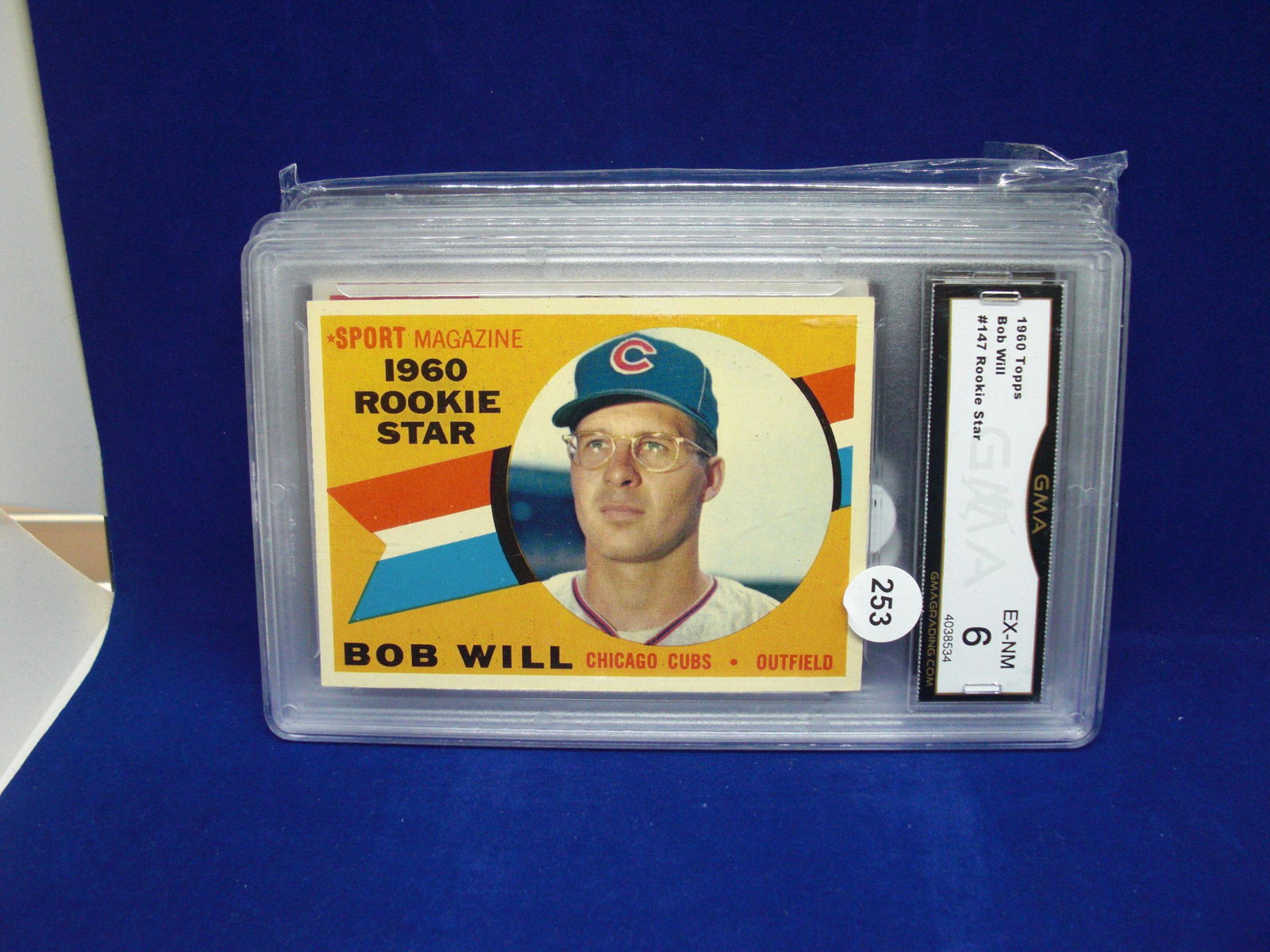 GMA 6 bob will 1960 rookie star (1 of 1)