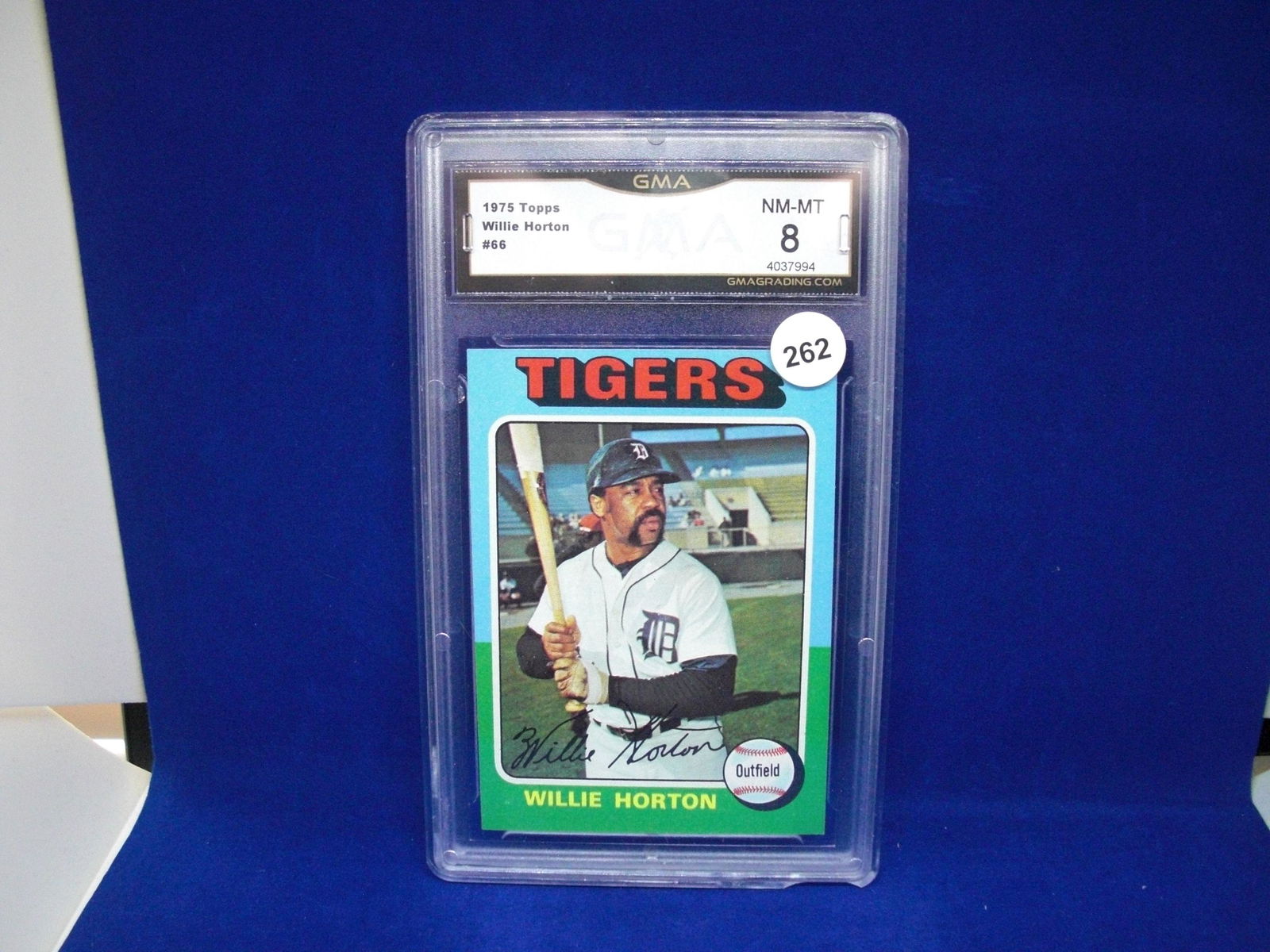 GMA 8 Willie Horton 1975 Topps baseball (1 of 1)