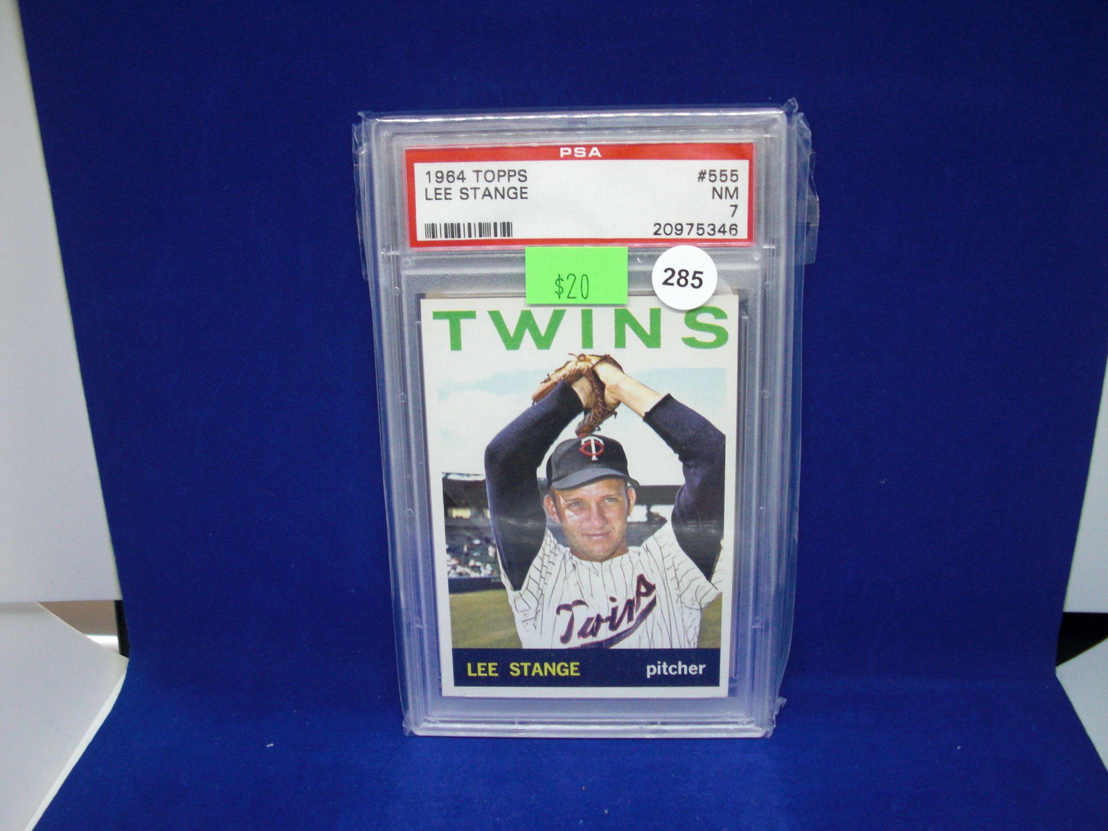 PSA 7 Lee stange 1964 Topps (1 of 1)