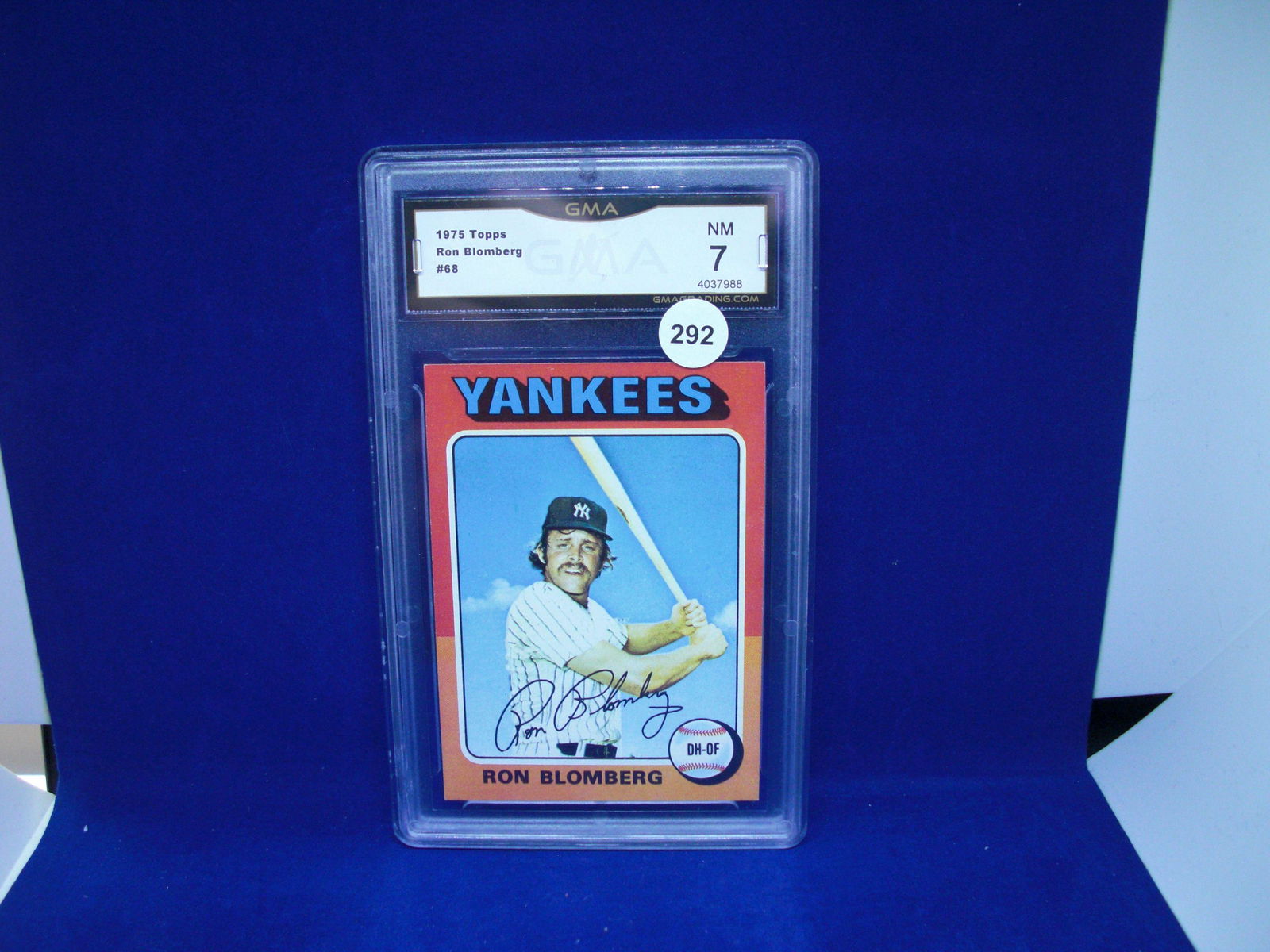 GMA 7 Ron blomberg 1975 Topps (1 of 1)