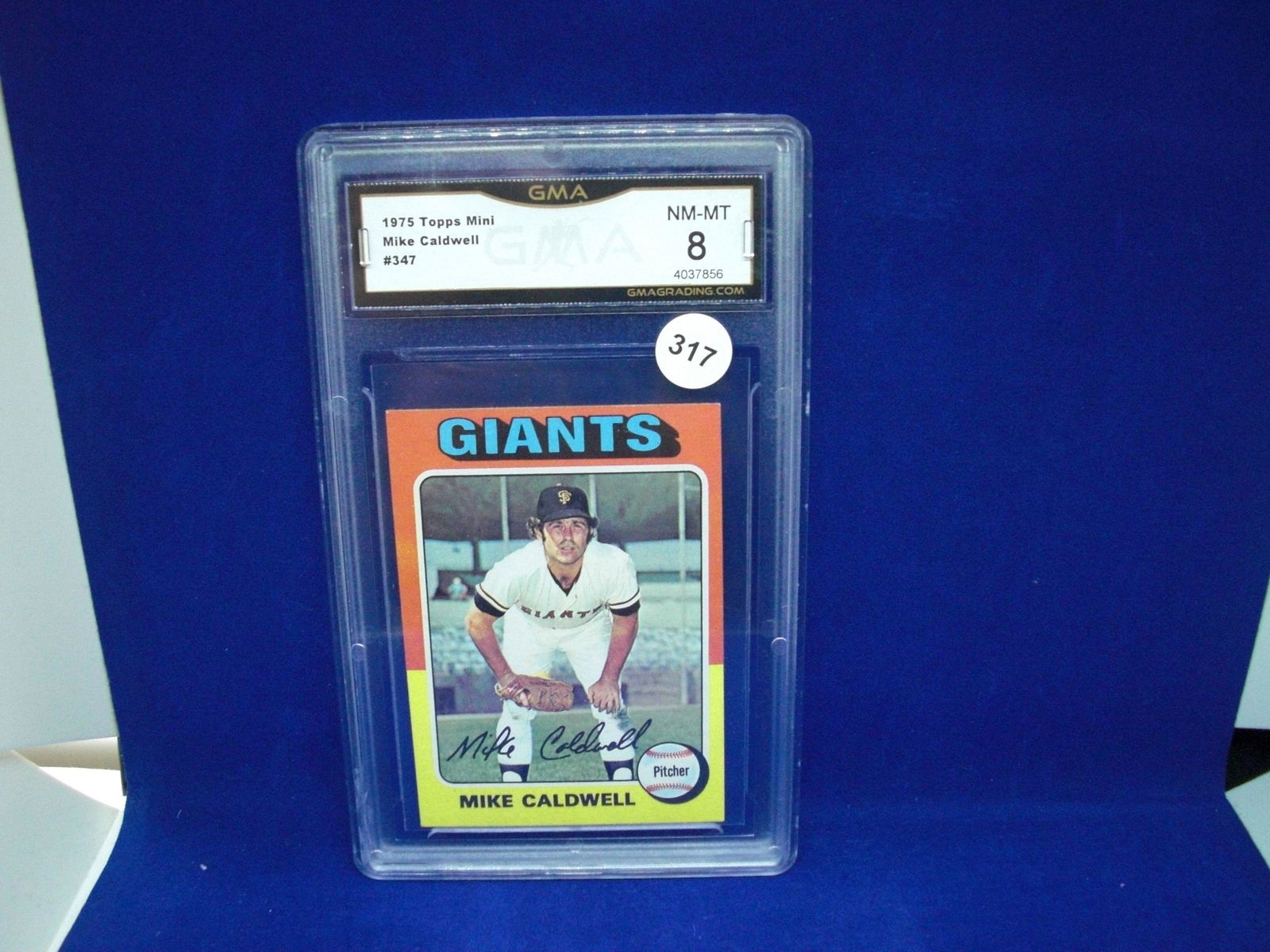 GMA 8 1975 topps mini mike caldwell (1 of 1)