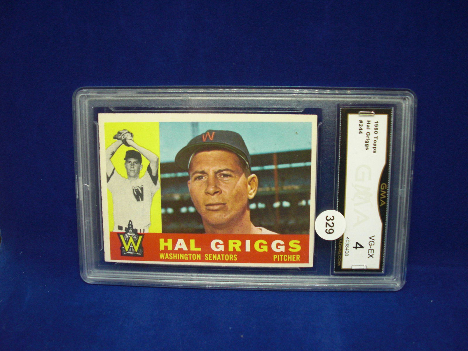 GMA 4 1960 topps hal griggs (1 of 1)
