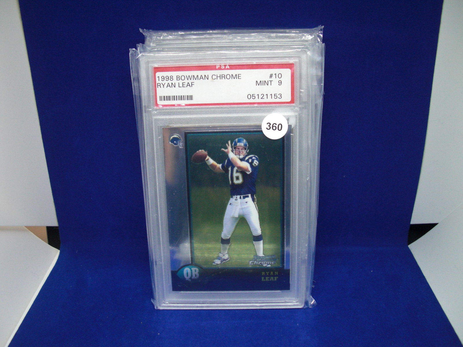 PSA 9 Ryan Leaf rookie card (1 of 1)