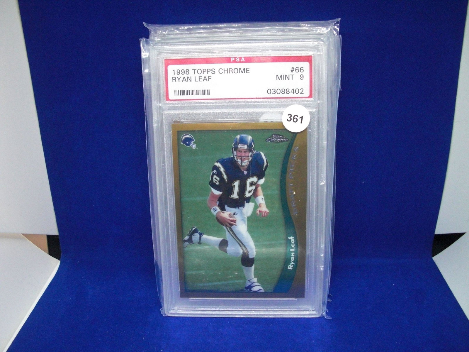 PSA 9 leaf rookie card (1 of 1)