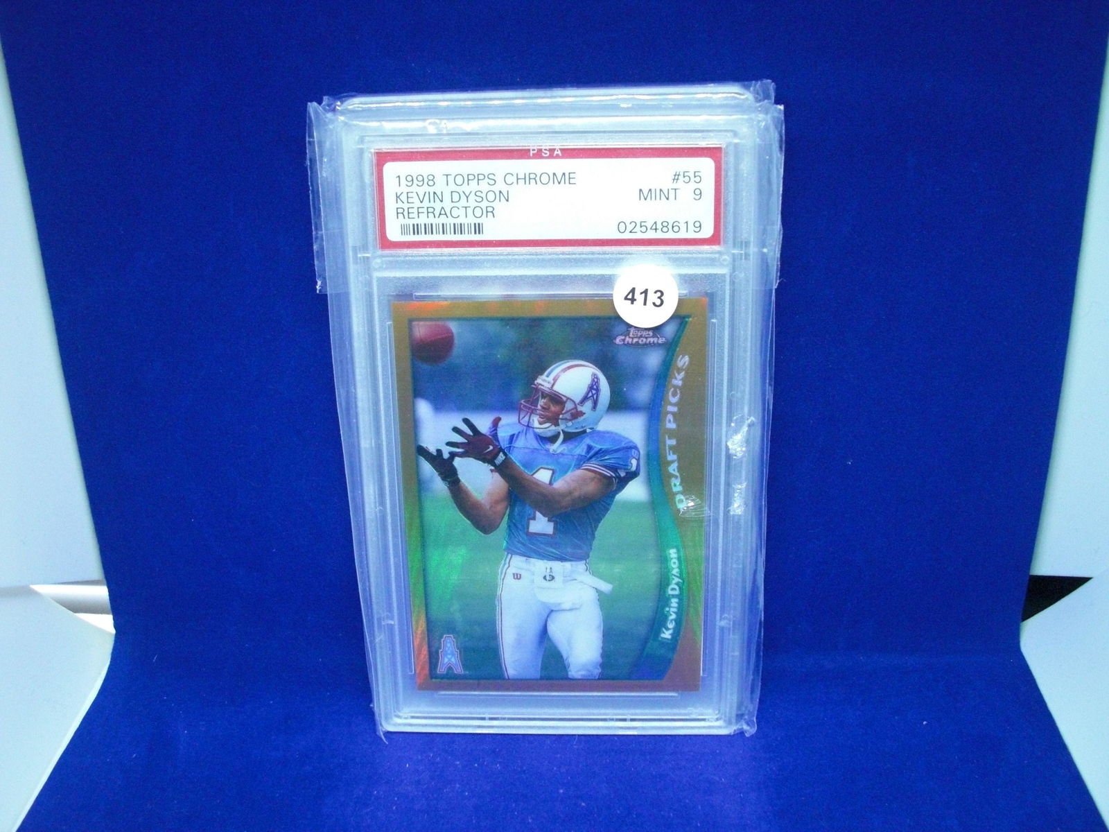 PSA 9 Kevin Dyson rookie refractor (1 of 1)