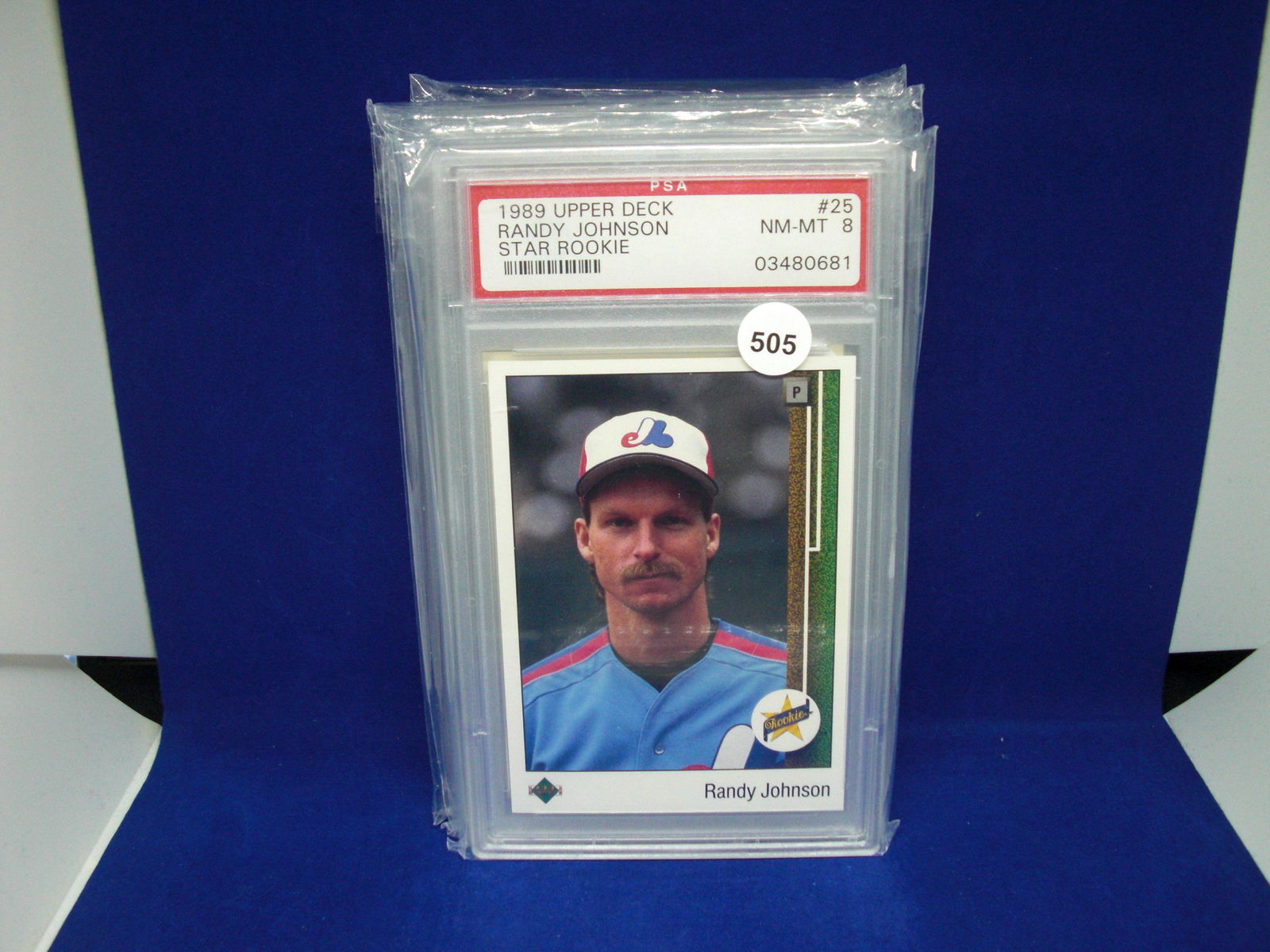 PSA 8 Randy Johnson rookie card (1 of 1)