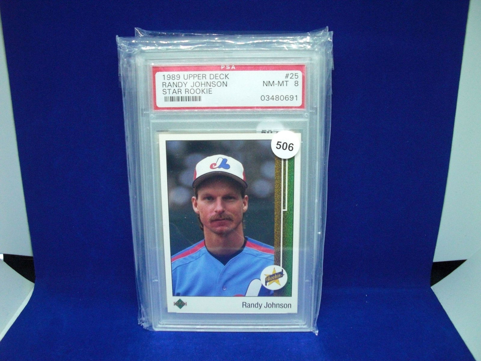 PSA 8 Randy Johnson rookie card (1 of 1)