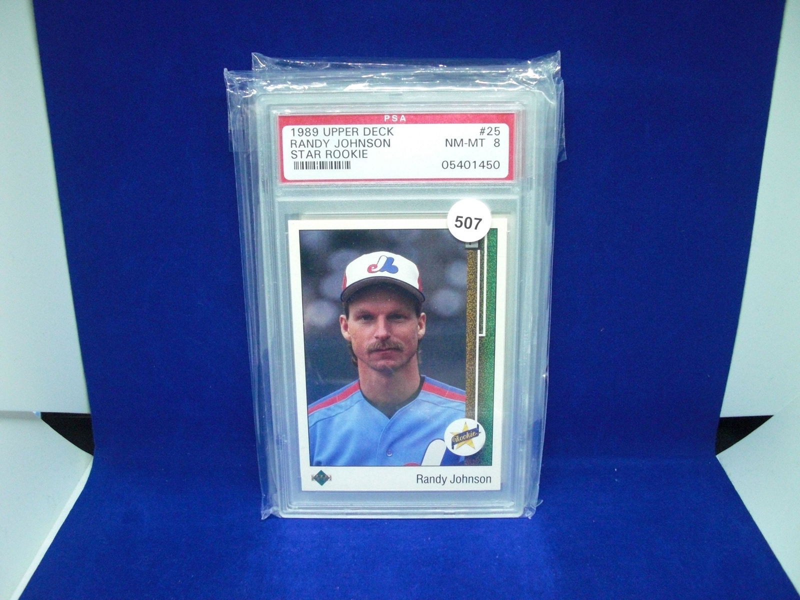 PSA 8 Randy Johnson rookie card (1 of 1)