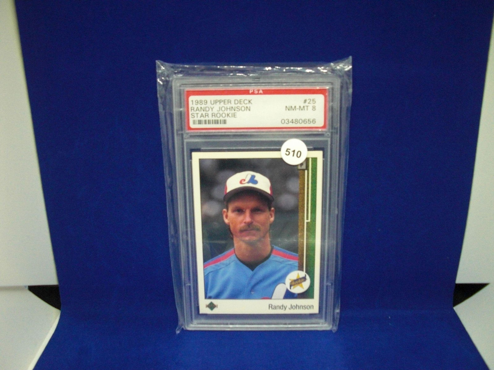 PSA 8 Randy Johnson rookie card (1 of 1)