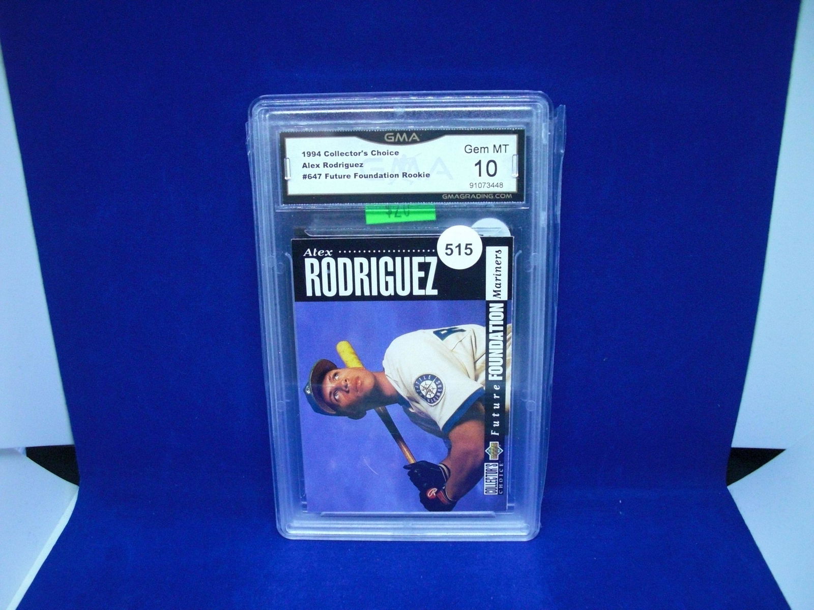 gma 10 alex Rodriguez rookie card (1 of 1)