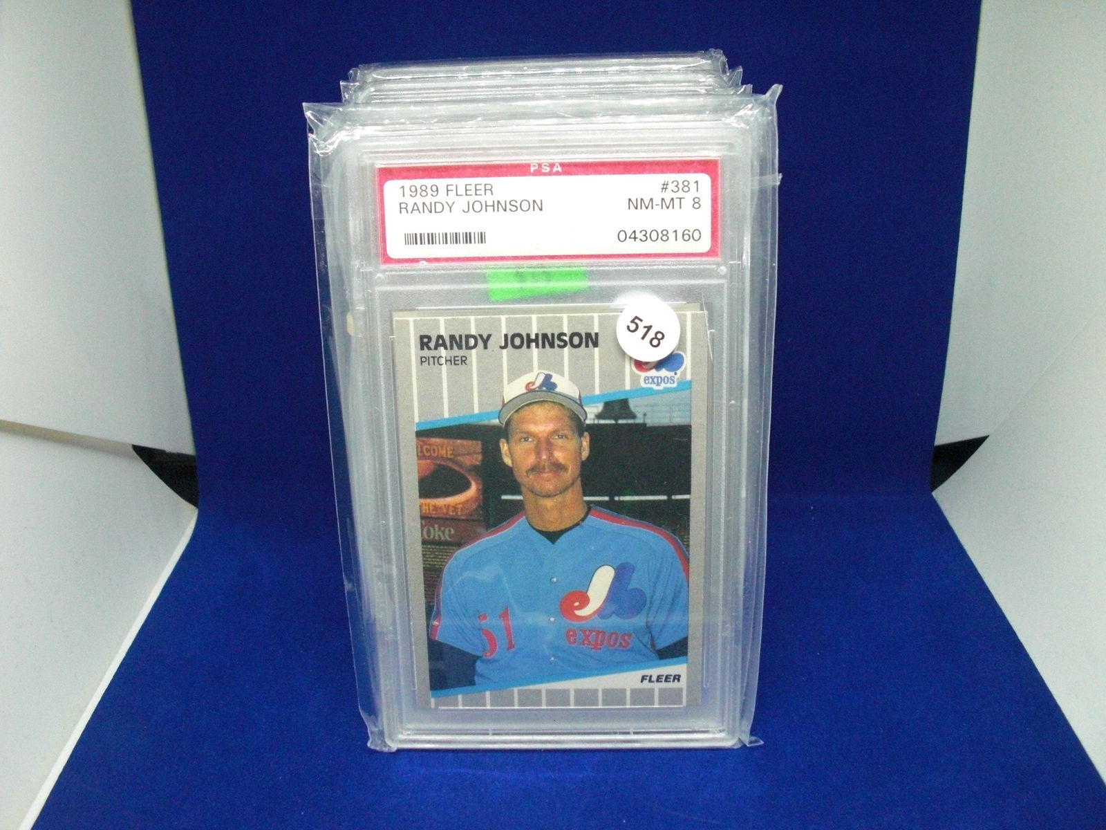 PSA 8 Randy Johnson fleer rookie (1 of 1)
