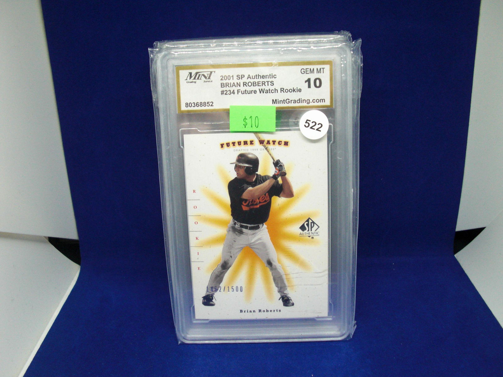 Mint grading Brian Roberts rookie 1462/1500 (1 of 1)