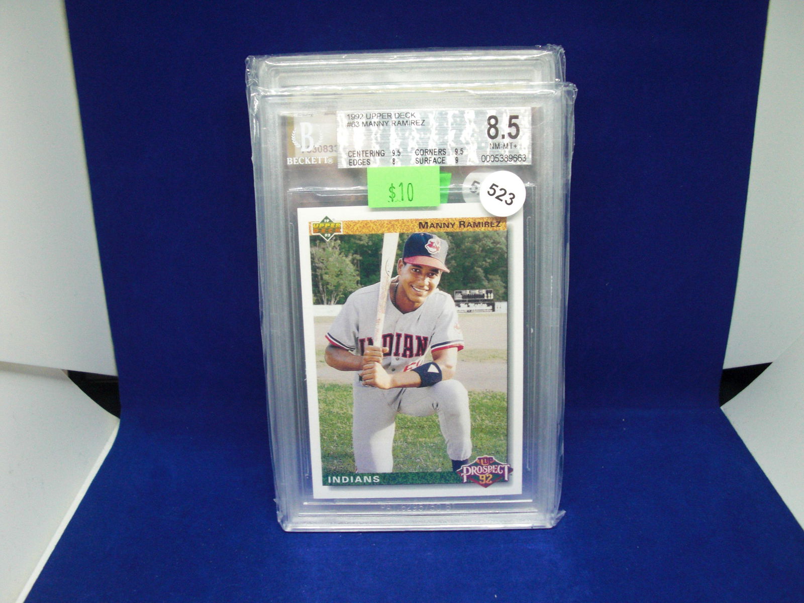 PGS 8.5 Manny Ramirez rookie card (1 of 1)