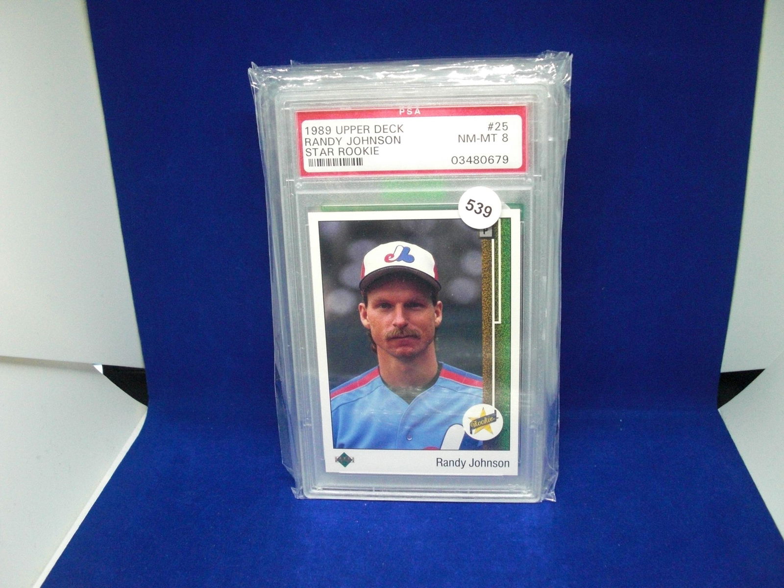 PSA 8 Randy Johnson star rookie (1 of 1)