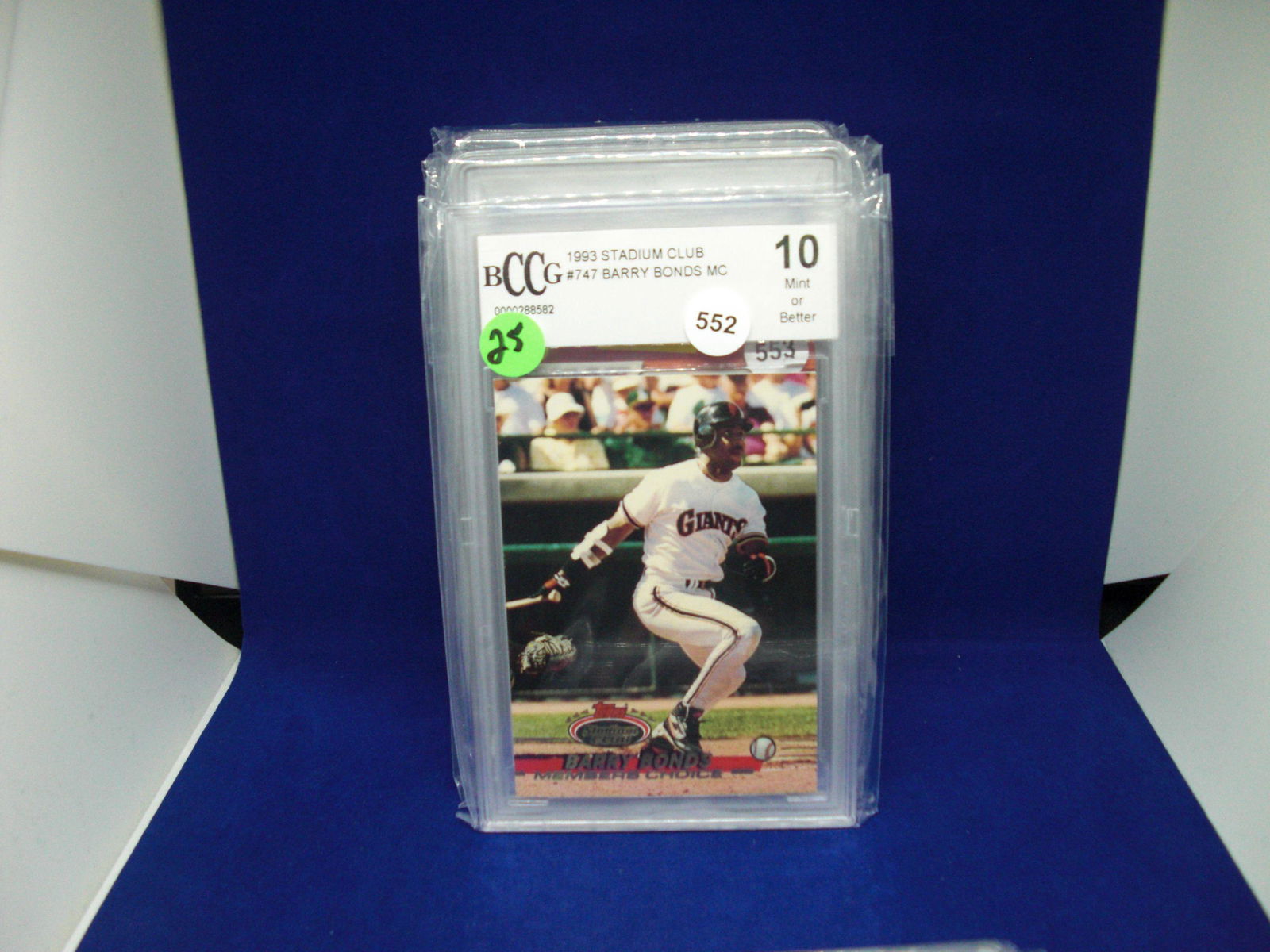 BCCG 10 Barry Bonds stadium club (1 of 1)