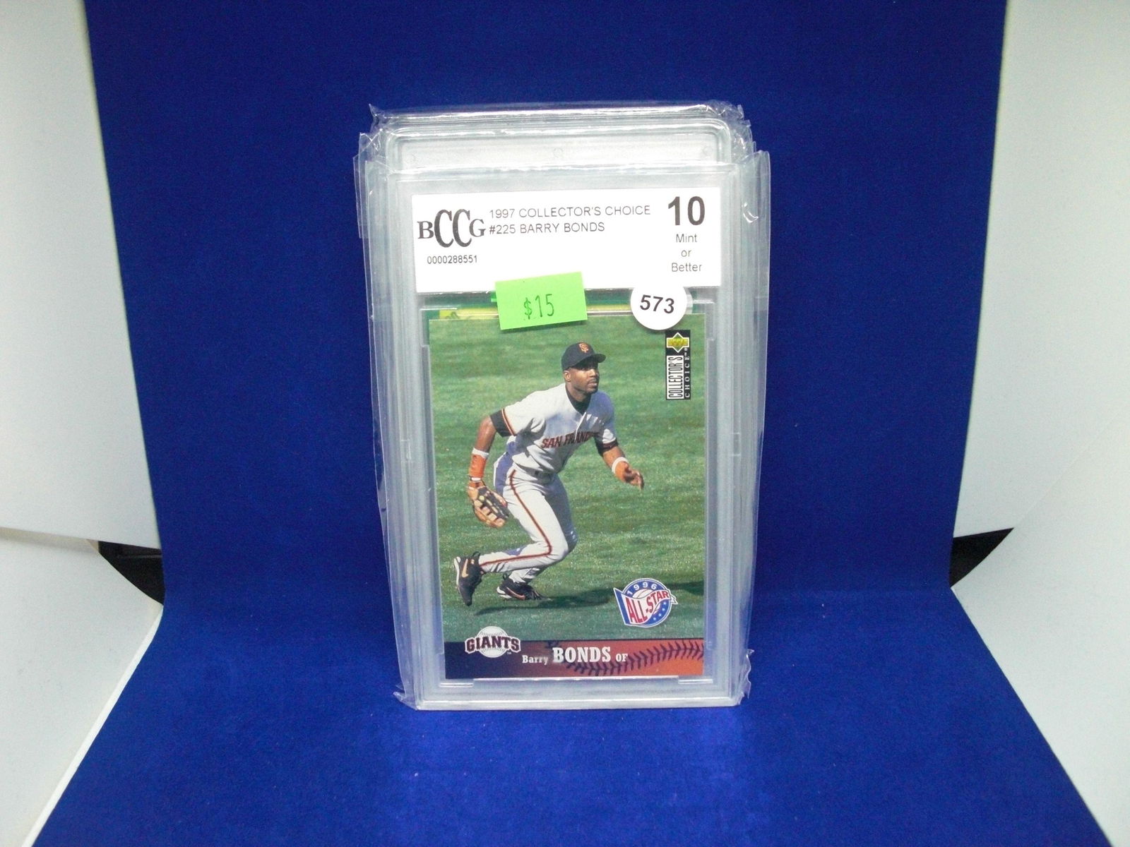 BCCG 10 Barry Bonds Collectors choice (1 of 1)