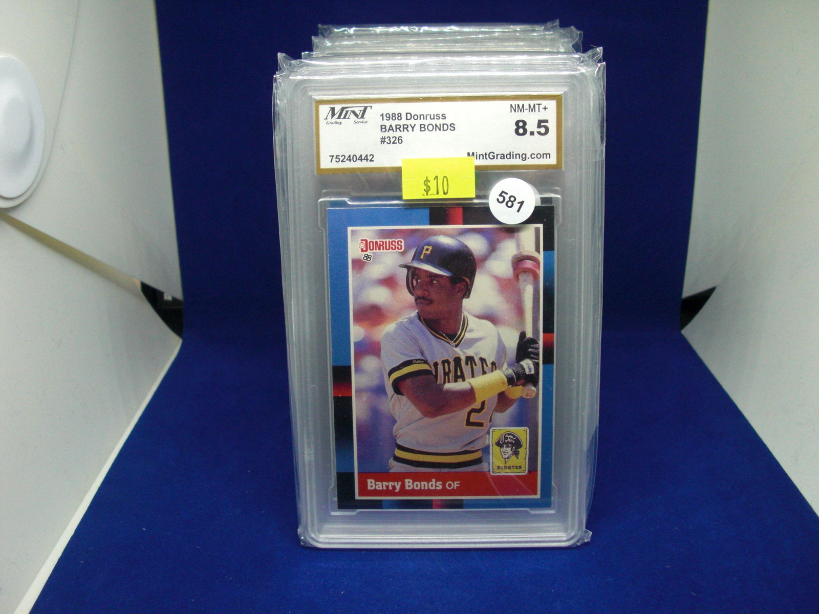Mint grading 8.5 Barry Bonds 1988 donruss (1 of 1)