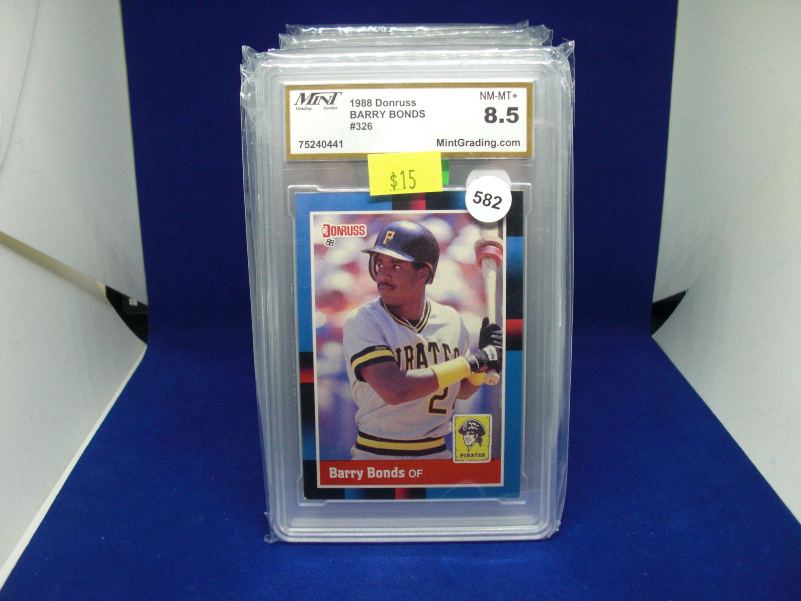 Mint grading 8.5 Barry Bonds 1988 donruss (1 of 1)