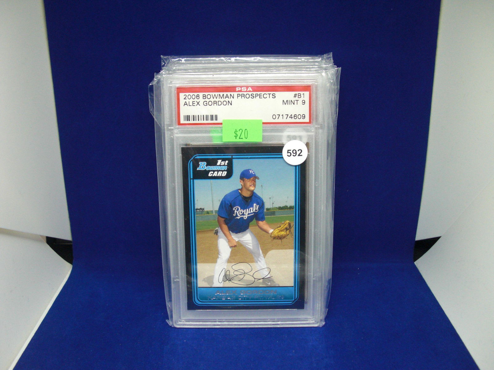 PSA 9 Alex Gordon first Bowman (1 of 1)