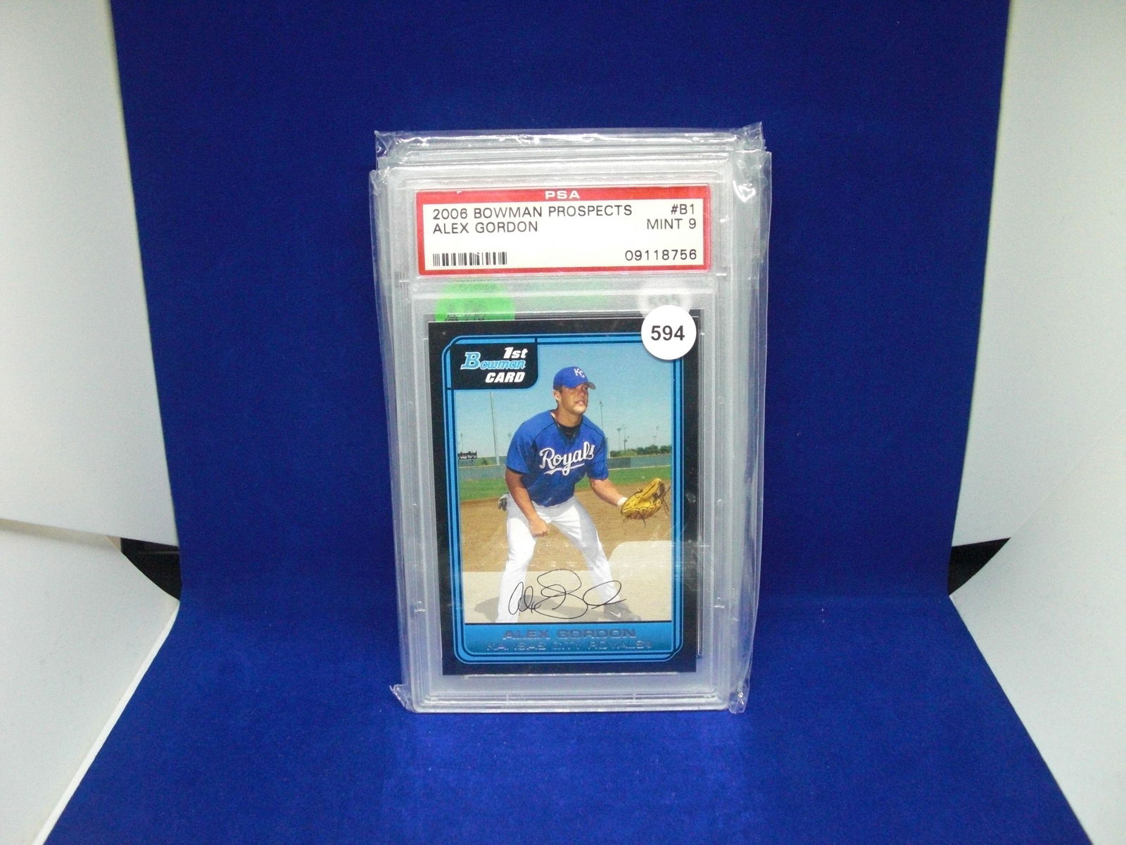 PSA 9 Alex Gordon first Bowman (1 of 1)