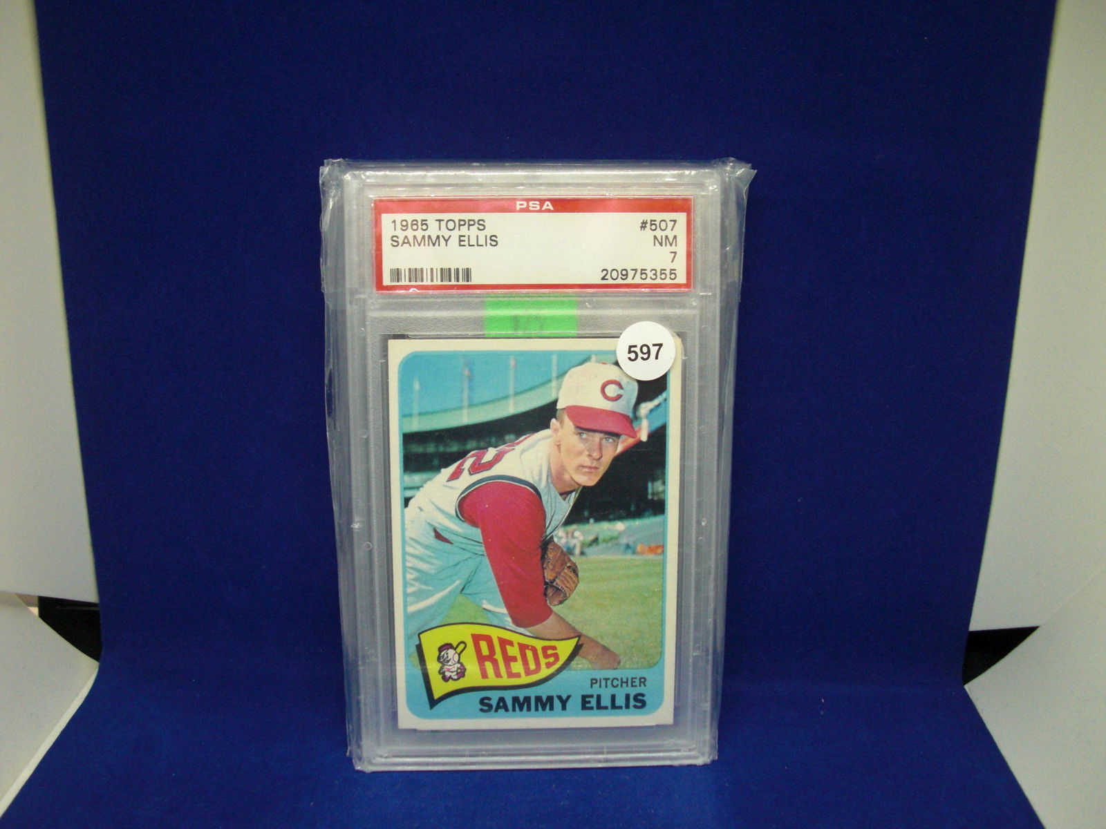 PSA 7 1965 Topps Sammy Ellis (1 of 1)