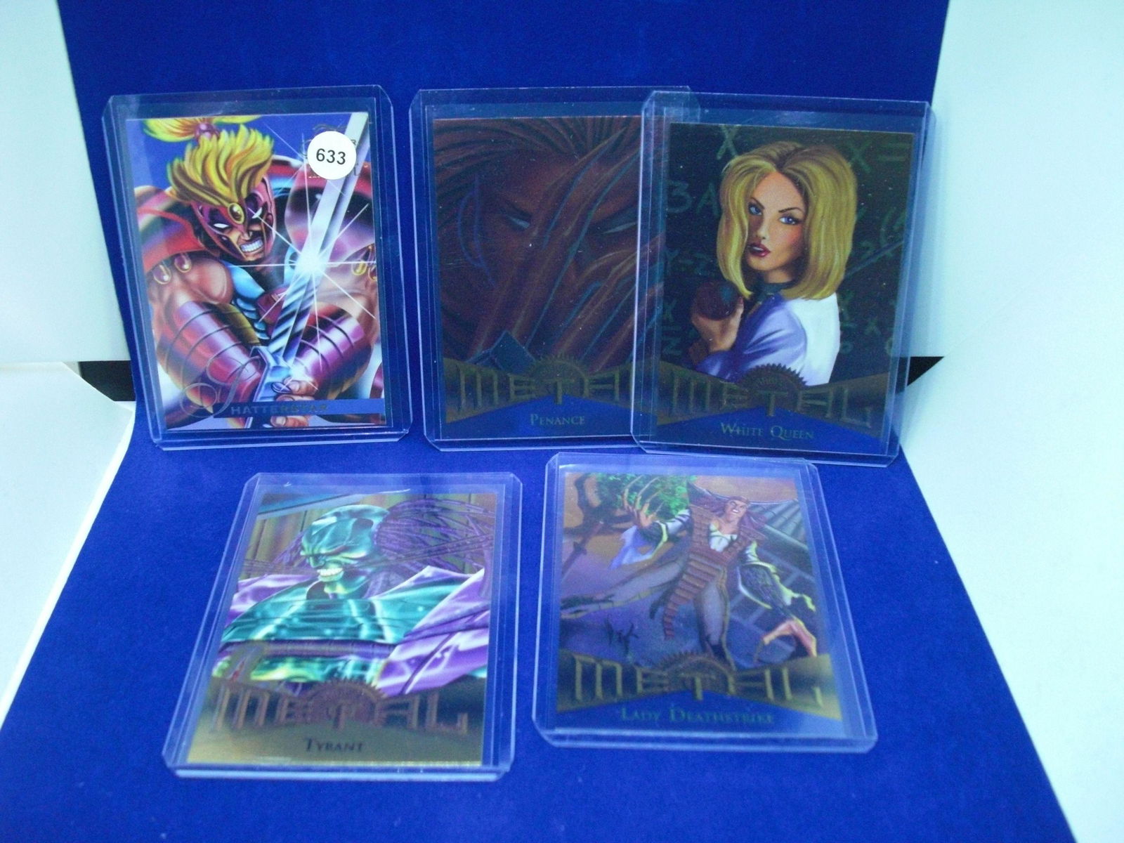 Lot 5 vintage comic cards (1 of 1)