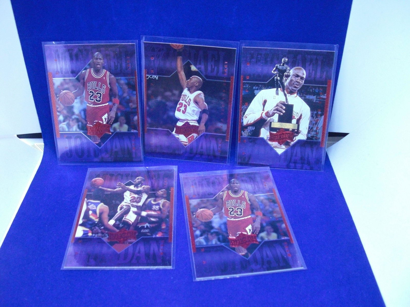 Lot of five Michael Jordan cards (1 of 1)