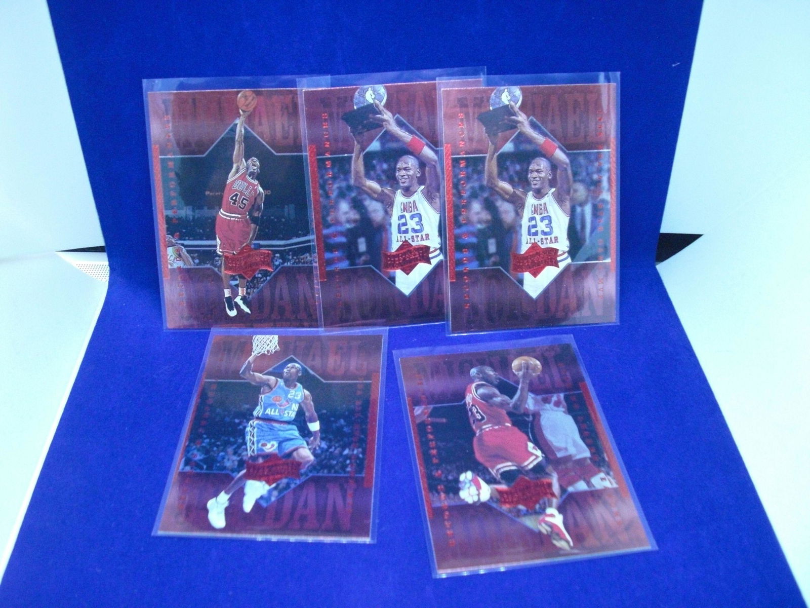 Lot of five Michael Jordan cards (1 of 1)